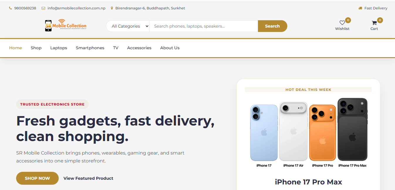 eCom For SR Mobile Collection